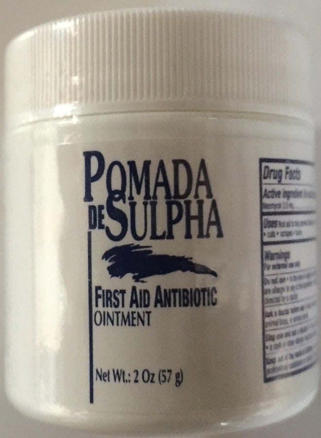 Menper Pomada De Sulpha First Aid Antibiotic Ointment 2 oz. 2-Pack - Image 3